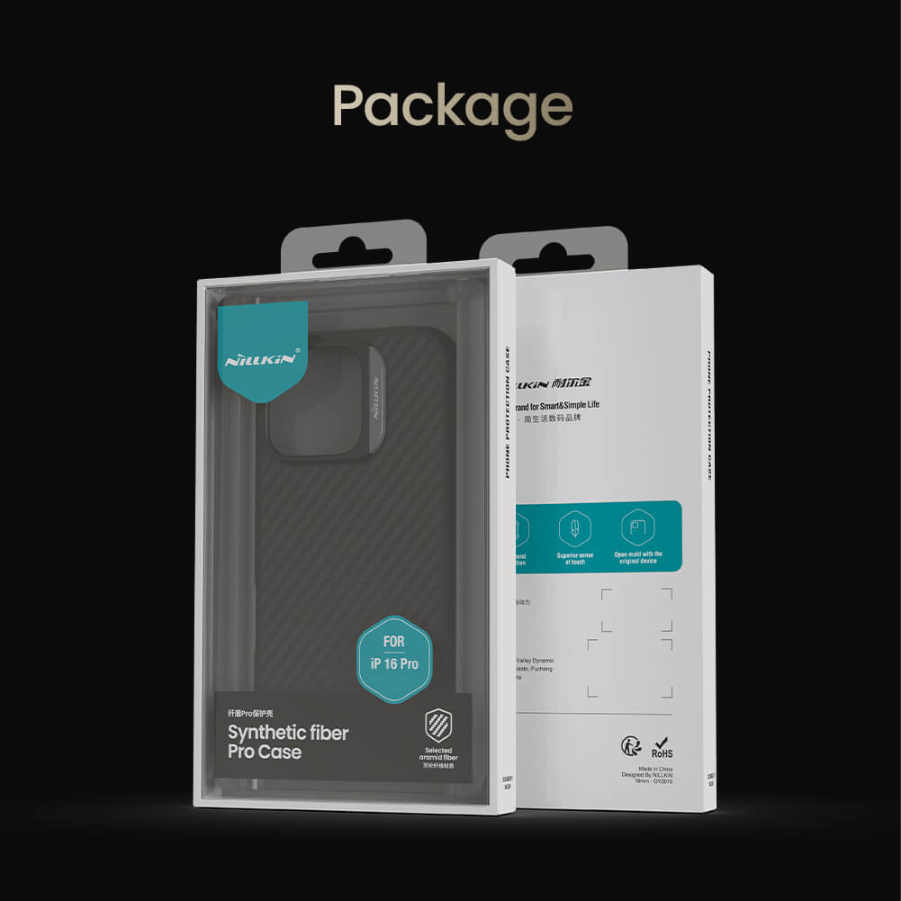 Чехол-крышка NILLKIN для Apple iPhone 16 Pro (серия Synthetic Fiber Pro Magnetic case)